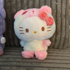 Sanrio Hello Kitty Plush Toy with Pink Bow